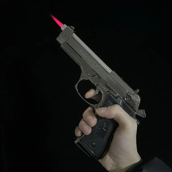 9mm Pistol Lighter Gun-High Flame-Refillable